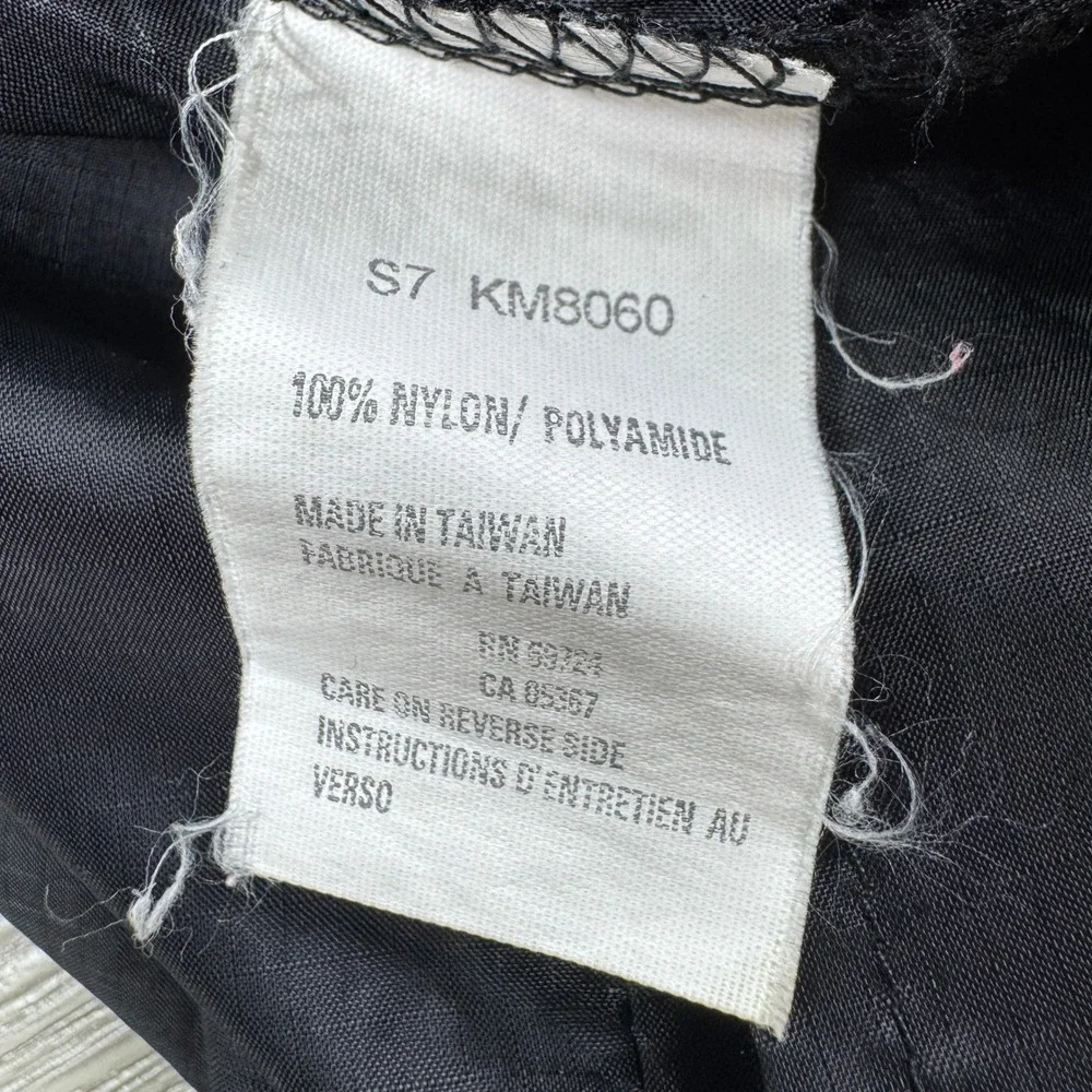 Columbia Mens‎ Nylon Packable Windbreaker Pants Black XL Elastic Waist Zip Cuffs